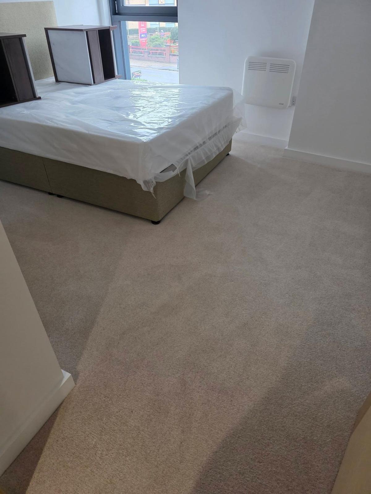 Professional mattress cleaning and allergen removal service in Aylesbury bedroom