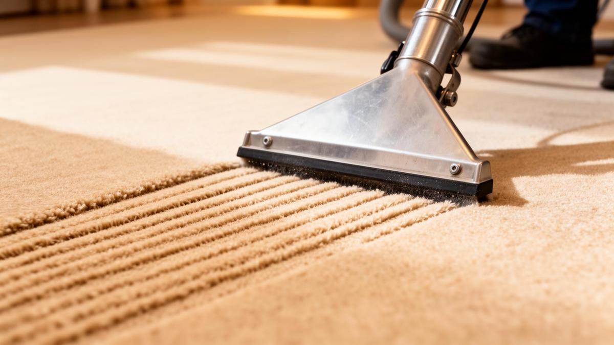 Professional carpet cleaning results by Kingsbrook